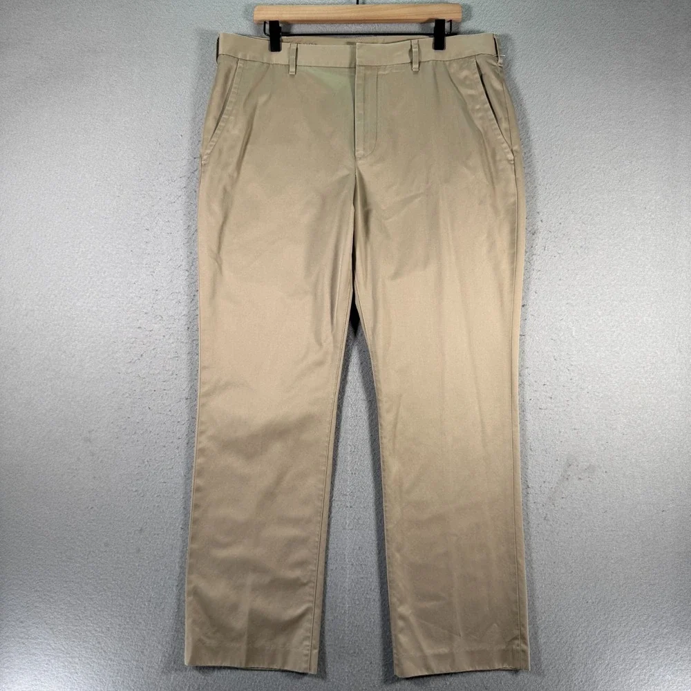 Bonobos Wednesday Khaki Pants Mens 36x30 Straight Fit Beige Comfort Classic